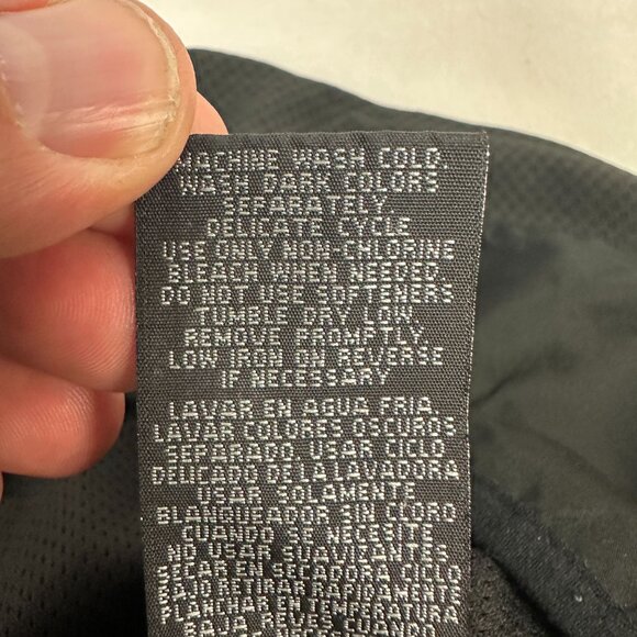 Starter Mens Black 2XL Windbreaker Jacket Zipper Pockets & Reflective Accents - Picture 6 of 6